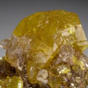 Sulfur with Calcite