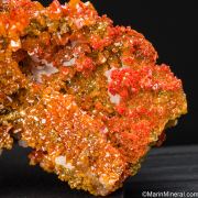 Vanadinite on Wulfenite