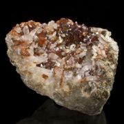 Grossular Garnet With Quartz