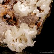 Cerussite on Quartz