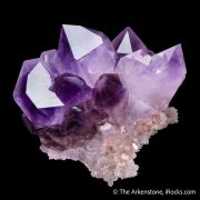 Quartz var. Amethyst on Quartz