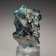 DIOPTASE, MALACHITE pseudomorph