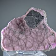 Kolwezite pseudo after Cuprite crystal on Co Dolomite