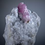 Ruby (Corundum) on Marble