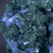 Dioptase on Shattuckite