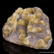 Barite on Calcite
