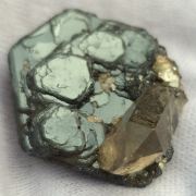 Hematite ( var. Iron Rose ) with Smoky Quartz
