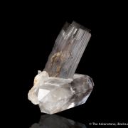 Brookite on Quartz with Rutile inclusions