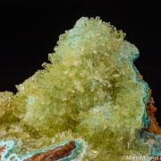 Senegalite on Turquoise
