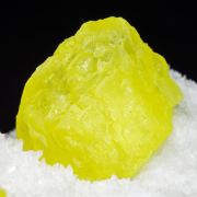 Sulphur with Calcite