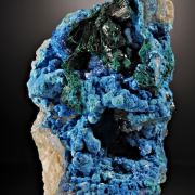 Shattuckite with Malachite
