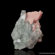 Rhodochrosite on Quartz