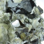 Andradite Garnet in Quartz