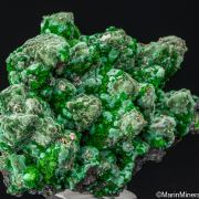 Olivenite, Conichalcite on Goethite after Calcite