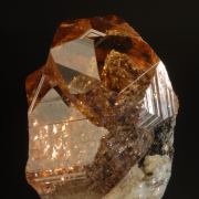 Grossular gem grade with included Clinochlore