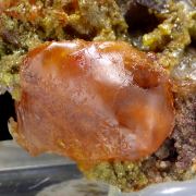 Wulfenite, cerussite