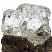 Fluorite, pyrrothite, calcite