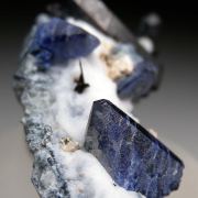 Benitoite with Neptunite