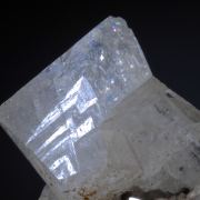 Adularia - vintage specimen, gemmy crystal (twinned)