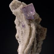 Fluorite on Quartz