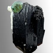 Fluorite, schorl tourmaline