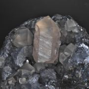 Smithsonite on Galena 