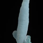 Chrysocolla - stalactitic with Quartz overgrowth