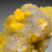 Cadmium Smithsonite on Quartz