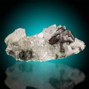 Brookite  on Quartz