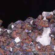 Cuprite with Copper and Quartz