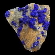 Azurite, smithsonite
