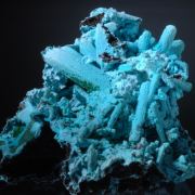 Chrysocolla PS after Malachite after Azurite