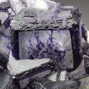 FLUORITE with PHANTOMS - border pattern