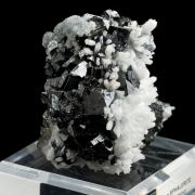 White Quartz with Black Sphalerite