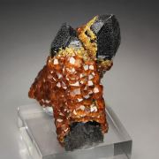 gem GARNET var. SPESSARTINE, QUARTZ var. SMOKY