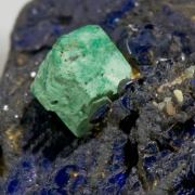 Azurite with Malachite after Cuprite