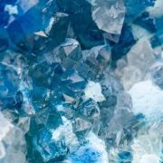 Shattuckite in Quartz