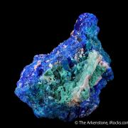 Caledonite with Diaboleite, Atacamite, Cerussite