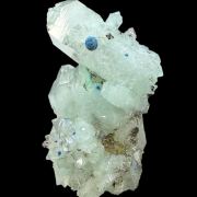 Quartz, plancheite, calcite