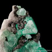 Fluorite with Sphalerite on matrix