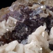 Barite on Fluorite 