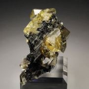gem ANGLESITE, GALENA