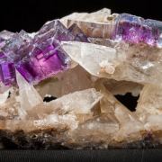 Phantom Fluorite, Strontianite & Calcite