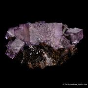 Fluorite on Sphalerite