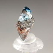 gem EUCLASE with TOURMALINE var. SCHORL inclusions