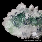 Fluorite with Quartz