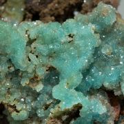 Adamite (variety cuprian)
