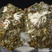 Pyrite over Chalcopyrite with Calcite