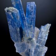 Kyanite -gemmy crystals on Quartz