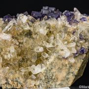 Fluorite with Quartz